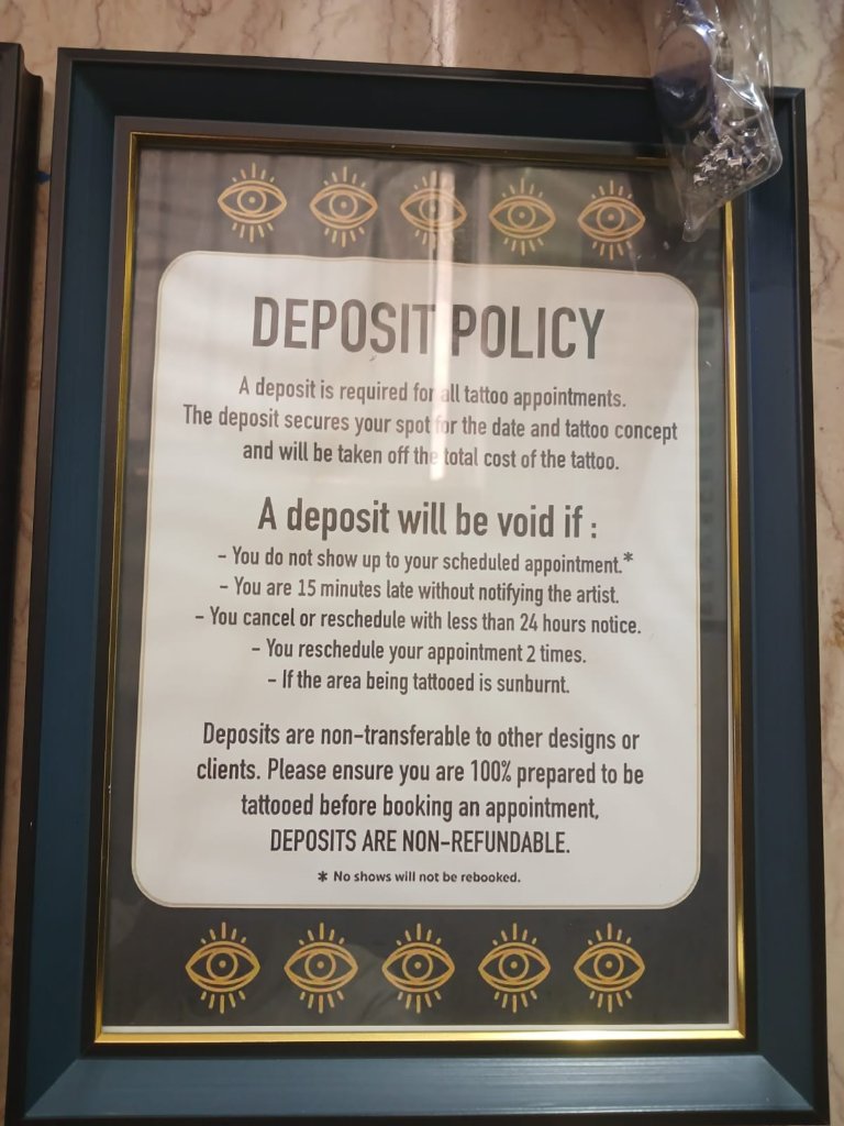 Deposit Policy